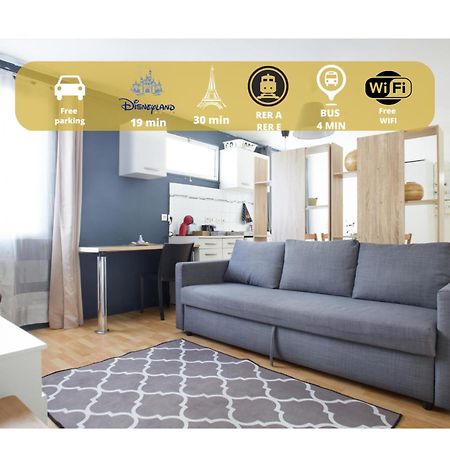 Appartement Sympa Entre Paris Et Disneyland Нуазі-ле-Гран Екстер'єр фото